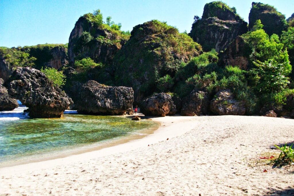 Pantai Pasir Putih Jogja - Pantai Sepanjang